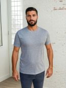 svetlo siva muška majica za DTF štampu 100% pamuk okrugli izrez Štampanje Majica i Dukserica