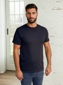 crna muška majica regular fit okrugli izrez 100% pamuk crna muška majica za štampu DTF Štampanje Majica i Dukserica