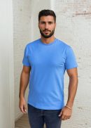 plava muška majica za štampu 100% pamuk okrugli izrez regular fit Štampanje Majica i Dukserica