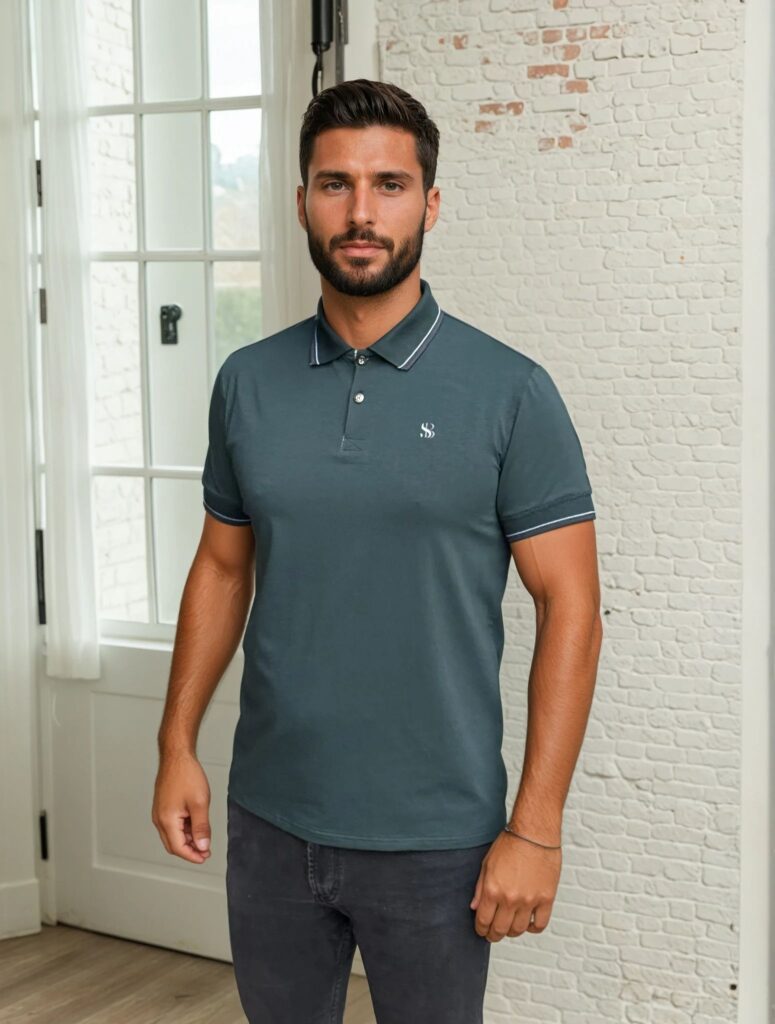 tamno zelena muška polo majica style varijanta atraktivni loštoci Tamno Zelena Polo Majica za Štampu Štampanje Majica i Dukserica