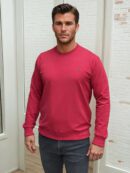 bordo dukserica regular fit sa logoom i renderima